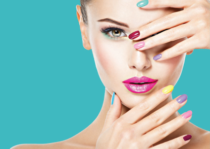 bright nails
